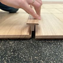 Barre de Jonction Chêne Massif pour parquet 14mm