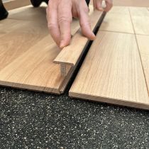 Barre de Jonction Chêne Massif pour parquet 14mm