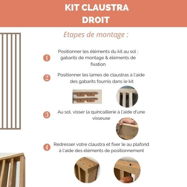 Kit Claustra bois 