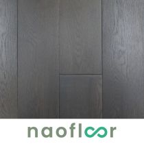 Naofloor Parquet Chêne Massif Huilé Gris Anthracite Deschaumes