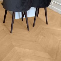 Parquet Chêne Massif Point de Hongrie Vernis Naturel 13mm