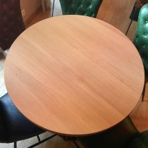 Plateau table rond bois sur mesure