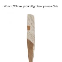 Plinthe 70mm passe cable